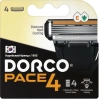 DORCO кассеты сменные д/бритья расе 4 муж. 4шт